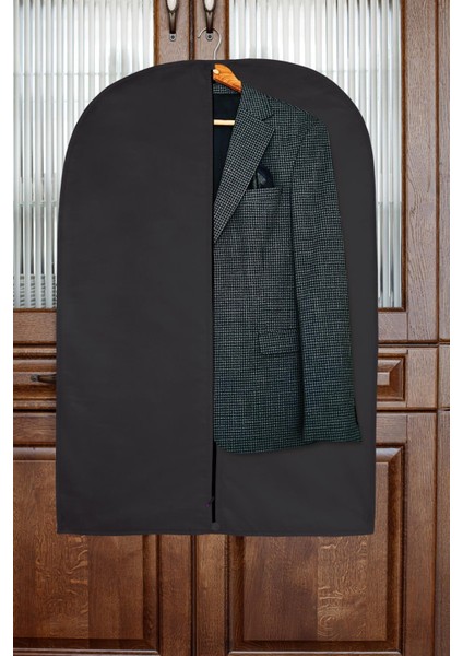 10'lu Takım Elbise Kılıfı, Kıyafet, Elbise Koruma Taşıma Kılıfı, Gamboç Siyah Elbise Hurcu indirimleri