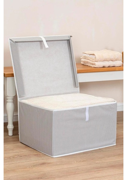 4 Adet Kapaklı Kutu Hurç 50X40X30 cm Large fiyatları