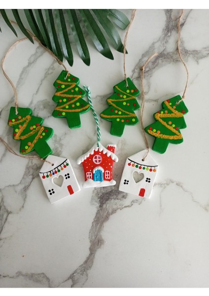 Yılbaşı Süsleri, Çam Ağacı ve Duvar Dekorları, Renkli ve Şık Tasarım modelleri