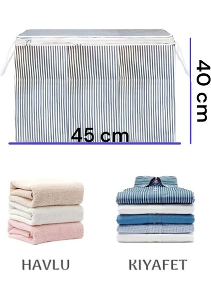 6 Adet Kazak Giysi Hurcu Baza ve Yatak Altı Uyumlu 45X40X30 cm fiyatları