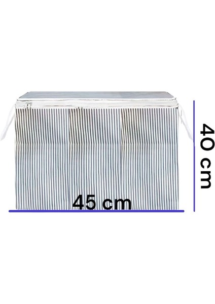 6 Adet Kazak Giysi Hurcu Baza ve Yatak Altı Uyumlu 45X40X30 cm modelleri