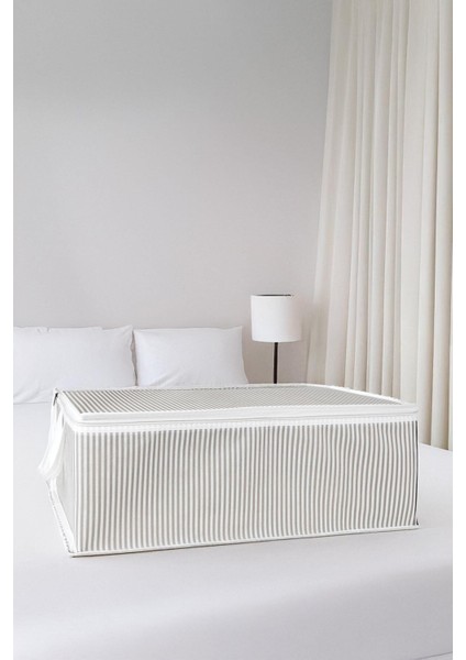 6 Adet Baza ve Çekyat Tipi Hurç 64 x 45 x 22 cm Çizgili fırsatları