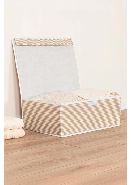 5 Adet Bazaaltı Kutu Hurç Giysi Yastık Hurcu Düzenleyici Saklama Kutusu 50X40X19 Kapaklı