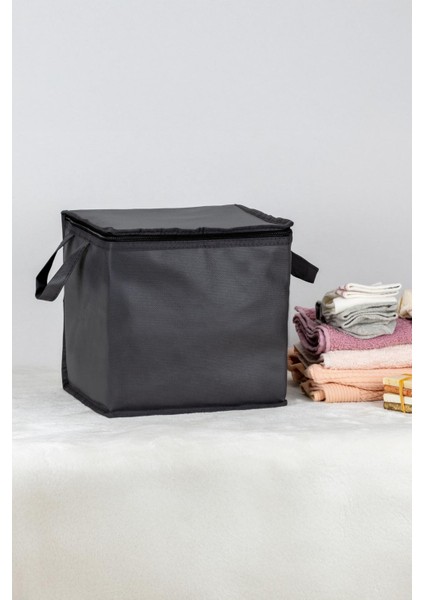 3 Adet Penceresiz Mini Hurç Havlu Giysi Iç Çamaşırı Düzenleyici Saklama Çantası 25X25X25CM Antrasit fiyatları