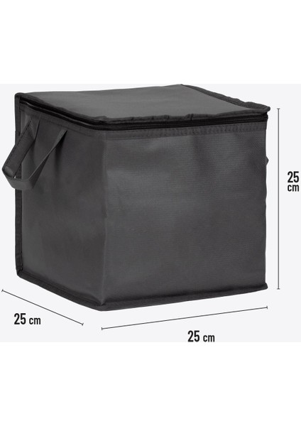 3 Adet Penceresiz Mini Hurç Havlu Giysi Iç Çamaşırı Düzenleyici Saklama Çantası 25X25X25CM Antrasit modelleri