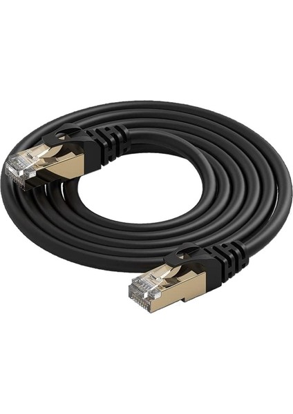 Cat 7 Ethernet Kablosu 1 Metre 10 Gigabit/s 600 Mhz Premium RJ45 Metal Zırhlı Konnektör fırsatları