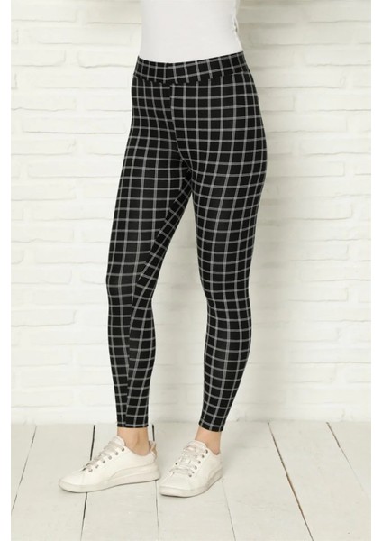 Penye Likralı Tayt Siyah