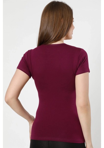 Bayan Kısa Kol Body Mor fiyatları