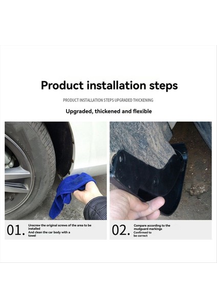 4pcs Araba Mudguards Çamur-Çamurlar Çamur Sıçrama Muhafızları Vw Tiguan L Pro R-Line 2024- (Yurt Dışından) indirimleri