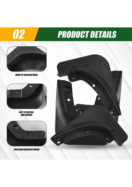 Haval Jolion 2021 2022 Çamurlu Çamurluk Çamur Çamur Flep Guard Sıçrama Mudguards Araç Aksesuarları (Yurt Dışından) indirimleri