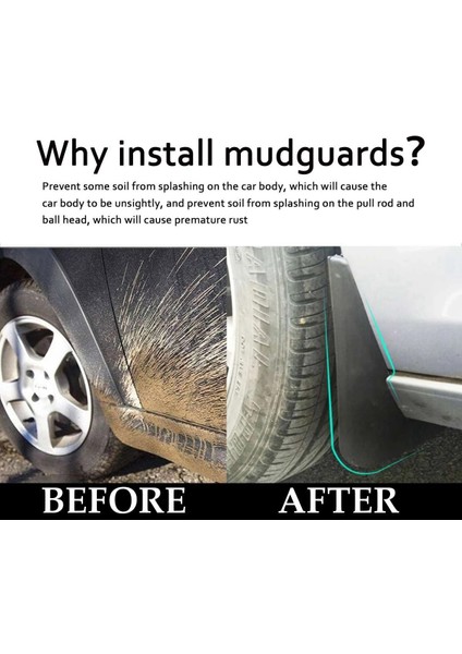 Vauxhall Opel Astra J Buick Verano 2010-2016 Çamurlu Çamurlar Için Çamur Fleps Sıçrama Muhafızları Çamur Flap Mudguards (Yurt Dışından) modelleri