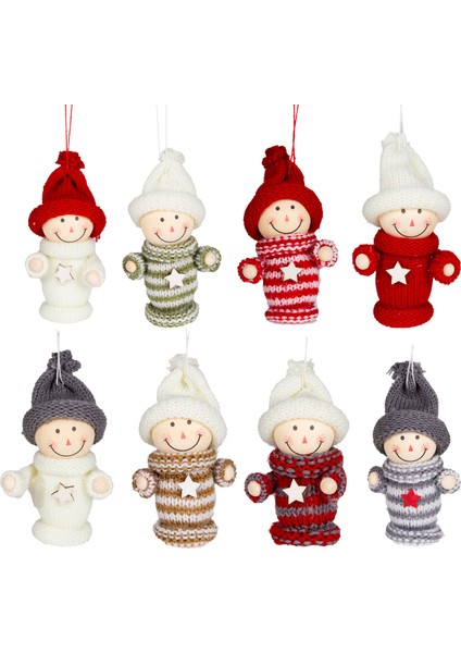 Yılbaşı Süsü, Örgü Figür, Karışık Renkli - Yıldızlı, Kutulu, 10'lu Pa fiyatları