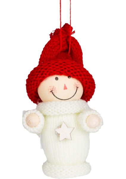 Yılbaşı Süsü, Örgü Figür, Karışık Renkli - Yıldızlı, Kutulu, 10'lu Pa modelleri