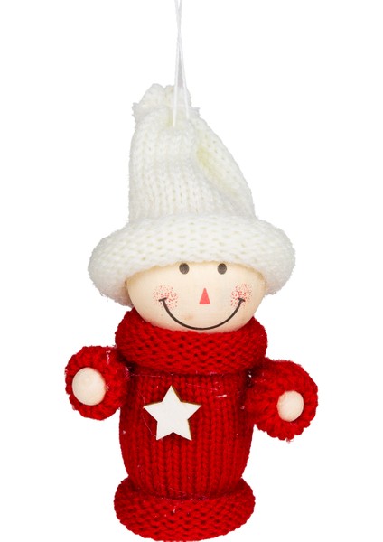 Yılbaşı Süsü, Örgü Figür, Karışık Renkli - Yıldızlı, Kutulu, 10'lu Pa indirimleri