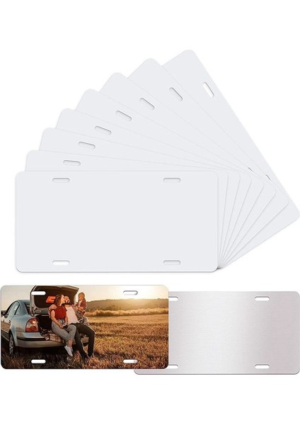 10 Adet Süblimasyon Plakası Boş Isı Termal Transfer Tabakası Otomobil Plaka Plaka Etiketi Araba Dekorasyonu Için Özel 12X6IN (Yurt Dışından) fiyatları