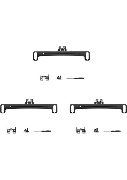 3x Evrensel Araba Arka Görünüm Kamera Plaka Plakası Braket Kit Aksesuarları Yalnızca Yedek Kamera Ters Kamera Için Tutucu (Yurt Dışından)