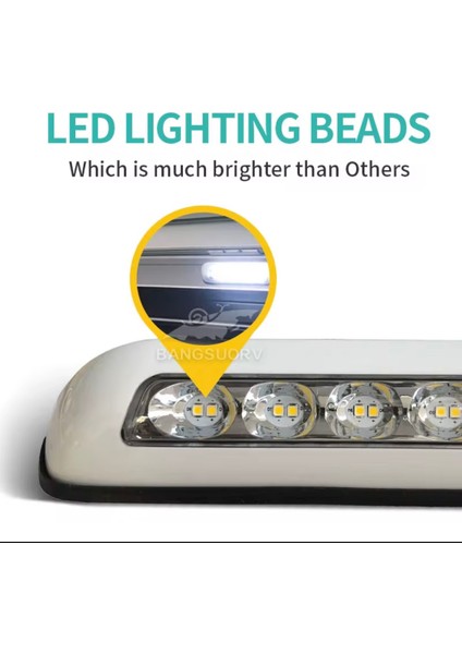 12/24V IP67 Su Geçirmez Karavan Beyaz/siyah Dış Aydınlatma indirimleri