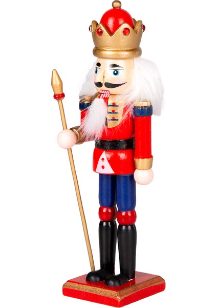 Yılbaşı Süsü, Kurşun Adam, Fındıkkıran, Kırmızı-Mavi - 4,5X18 cm modelleri