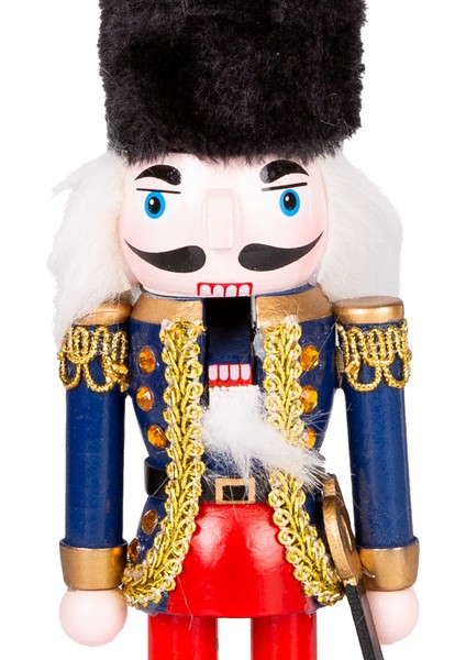 Yılbaşı Süsü, Kurşun Adam, Fındıkkıran, Kırmızı-Mavi - 6X20 cm fiyatları