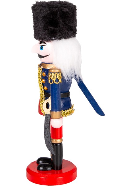 Yılbaşı Süsü, Kurşun Adam, Fındıkkıran, Kırmızı-Mavi - 6X20 cm modelleri