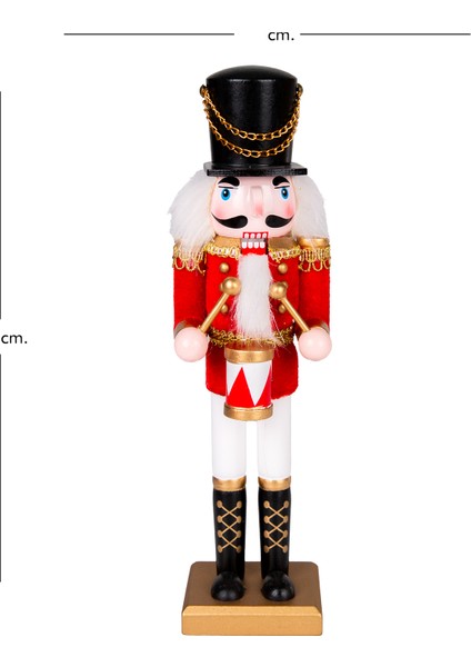 Yılbaşı Süsü, Kurşun Adam, Fındıkkıran, Kırmızı-Beyaz - Trampet Çalan fırsatları