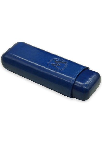 Gerçek Deri El Yapımı Puro Kılıfı Ikili (52 Ring) Monaco