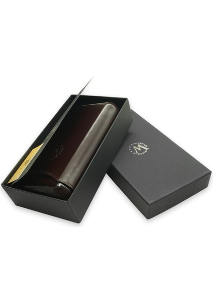 Gerçek Deri El Yapımı Puro Kılıfı Üçlü (65 Ring) Viena