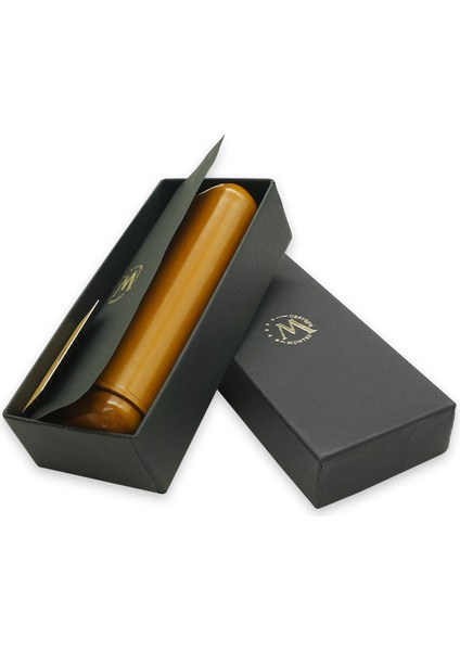 Gerçek Deri El Yapımı Puro Kılıfı Ikili (65 Ring) Munich