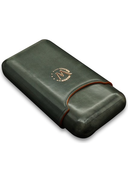 Gerçek Deri El Yapımı Puro Kılıfı Üçlü (52 Ring) Shadow indirimleri