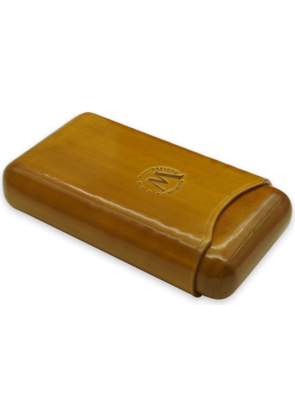 Gerçek Deri El Yapımı Puro Kılıfı Üçlü (65 Ring) Munich fırsatları