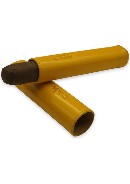 Gerçek Deri El Yapımı Puro Kılıfı Tekli (65 Ring) Bali