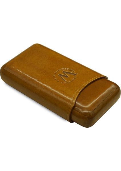 Gerçek Deri El Yapımı Puro Kılıfı Üçlü (52 Ring) Munich indirimleri