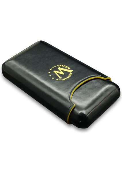 Gerçek Deri El Yapımı Puro Kılıfı Üçlü (52 Ring) Dark indirimleri