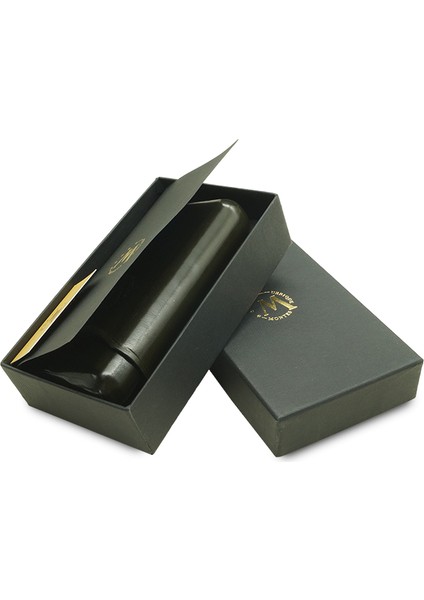 Gerçek Deri El Yapımı Puro Kılıfı Üçlü (52 Ring) Jaen