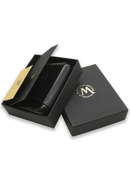 Gerçek Deri El Yapımı Toscano Puro Kılıfı Dörtlü (36 Ring) Londres