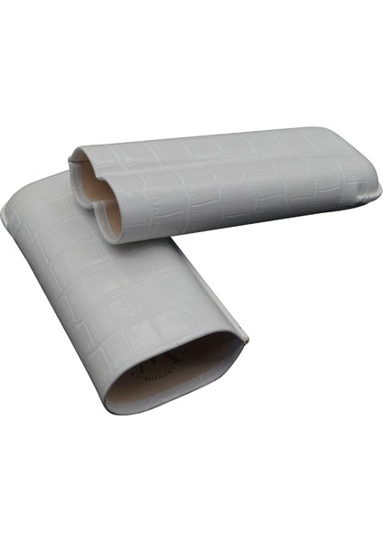 Gerçek Deri El Yapımı Puro Kılıfı Ikili (60 Ring) Croco Nieve indirimleri