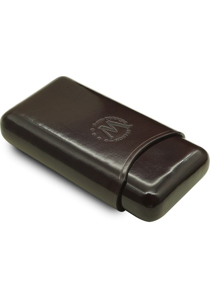 Gerçek Deri El Yapımı Puro Kılıfı Üçlü (52 Ring) Viena indirimleri