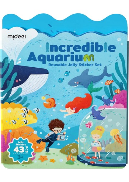 Yeniden Kullanılabilir Jel Çıkartma Seti - Inanılmaz Akvaryum