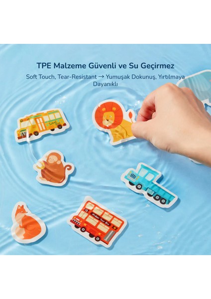 Yeniden Kullanılabilir Jel Çıkartma Seti - Inanılmaz Akvaryum