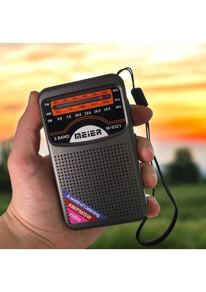 Şarjlı Cep Radyosu - Fm Radyo, Deprem Radyosu Taşınabilir Küçük Radyo (Videolu Ürün)