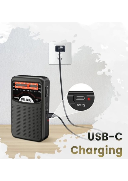 Şarjlı Cep Radyosu - Fm Radyo, Deprem Radyosu Taşınabilir Küçük Radyo (Videolu Ürün) fırsatları