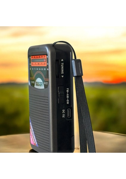 Şarjlı Cep Radyosu - Fm Radyo, Deprem Radyosu Taşınabilir Küçük Radyo (Videolu Ürün)