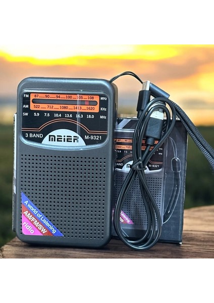 Şarjlı Cep Radyosu - Fm Radyo, Deprem Radyosu Taşınabilir Küçük Radyo (Videolu Ürün)