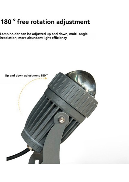 3x Dış Mekan LED Bahçe Duvarı Spot 10 W Peyzaj Aydınlatma AC220V IP65 Su Geçirmez Tek Işın Spot Işığı Beyaz Işık (Yurt Dışından) modelleri