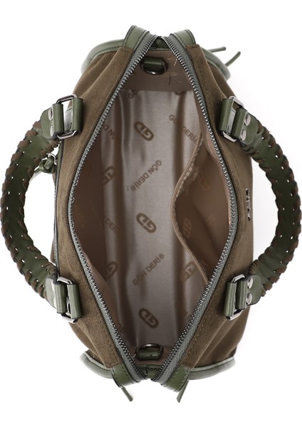 Kadın Haki Süet Haki El ve Omuz Çantası indirimleri