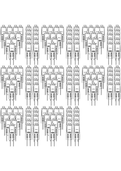160 Adet G4 Halojen Ampuller 20 W 12 V Halojen Ampuller 2 Pin Temizle Lamba Ampulü Ocak Aydınlatma Sinyal Işıkları Parça (Yurt Dışından)