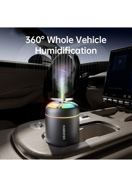 Mini Hava Nemlendirici USB 180 ml Aroma Yayıcı Uçucu Yağ Arıtma Aromaterapi Renk Işıkları Araba Ev Yatak Odası Için Siyah (Yurt Dışından) fiyatları
