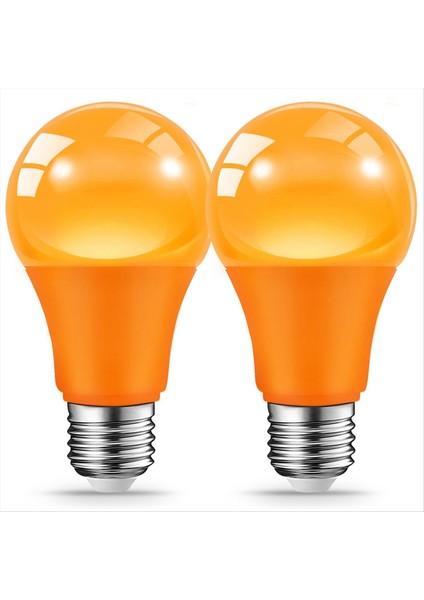 2 Adet LED Mor Ampul 9W E27 Taban Kısılabilir Olmayan Ampul Aydınlatma Ev Aydınlatma Için Tatil Aydınlatma Dekor (Yurt Dışından)