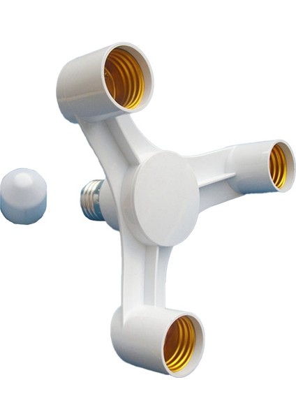 5x 3ın1 E27 To E27 Genişletilmiş LED Lamba Ampuller Soket Splitter Adaptör Tutucu Fotoğraf Stüdyosu Fotoğrafçılığı Için (Yurt Dışından) fiyatları