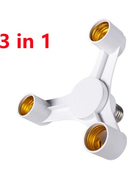 5x 3ın1 E27 To E27 Genişletilmiş LED Lamba Ampuller Soket Splitter Adaptör Tutucu Fotoğraf Stüdyosu Fotoğrafçılığı Için (Yurt Dışından) indirimleri